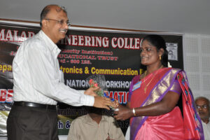 Honoured by the HOD of Computer Science Dept