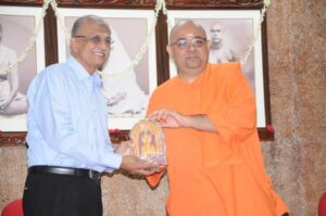 Honoured by the Swamiji