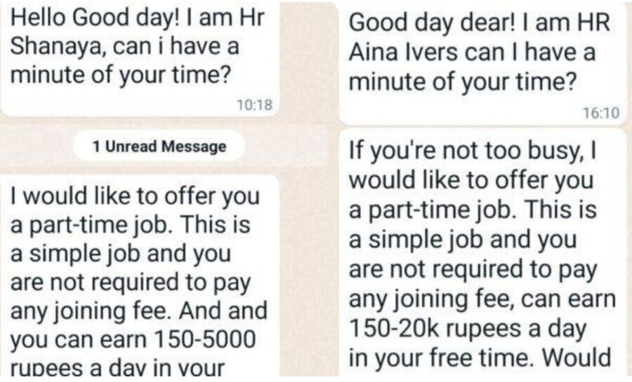 Fake Job offers – Cyber fraud