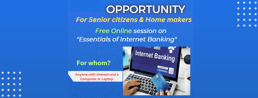 Seniors learn Internet Banking – July 2023