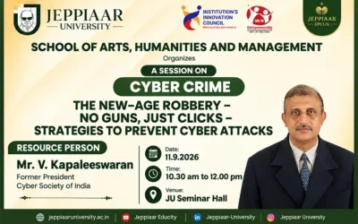 Jeppiaar University- Cyber Crime Awareness Session